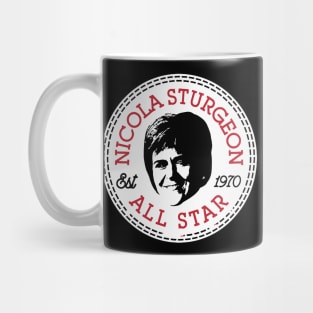 Nicola Sturgeon All Star Est 1970 Mug